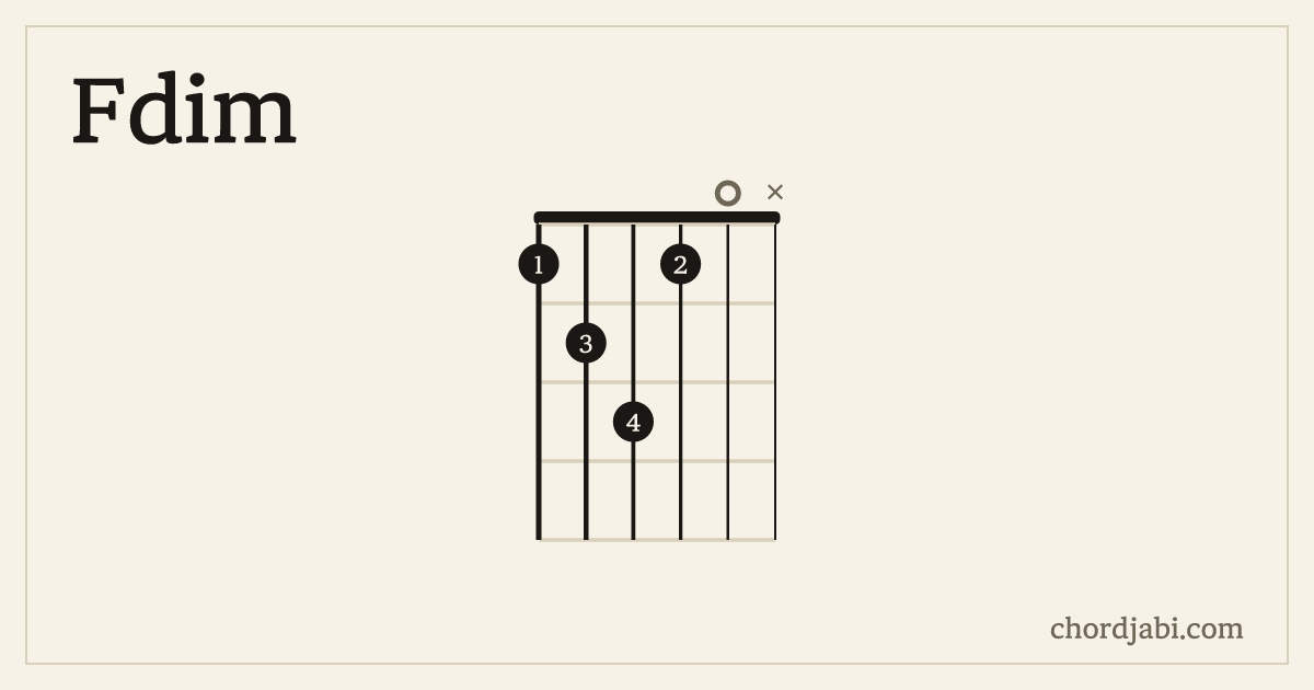 Fdim chord shape 12310X diagram
